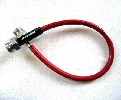 SEEKER RED COAT STAINLESS MESH CLUTCH LINE FOR HONDA CIVIC FD2 R 12900-FD2-000