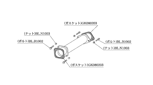 KAKIMOTO RACING  CATALYST SILENCER/STRAIGHT FOR NISSAN SKYLINE GT-R BNR34 BCNR33 BNR32  NSP301