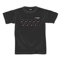 MUGEN DEEP BLACK MUGEN 9 COMMANDER EYE T-SHIRT Large  For UNIVERSAL FITTING 90000-XYK-602B-D4