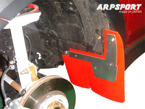 LAILE BEATRUSH MUD FLAPS RED REAR For COLT RALLIART Ver R Z27AG COLT 15C Z23A A63232-R2