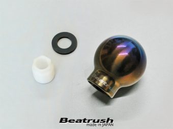 LAILE BEATRUSH TITANIUM GEAR KNOB TYPE Q45BR BLUE GRADATION M12x1 25P A91212TG-QBR