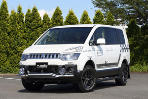 JAOS FRONT SKID BAR POLISH BLACK FOR MITSUBISHI DELICA D:5 B150304B