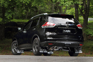 JAOS MUD GUARD III REAR SET BLACK FOR NISSAN X-TRAIL 32 B622444R