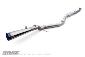RSE FULL TITANIUM MUFFLER EXHAUST KIT TYPE-R FOR HONDA CIVIC TYPE R FL5 RB6090-HN06D - Black Hawk Japan