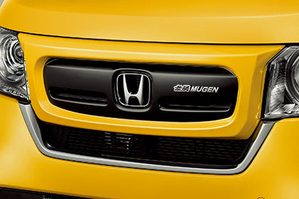MUGEN Front Sports Grille Luna silver metallic  For N-BOX JF3 JF4 75100-XNH-K1S0-RN