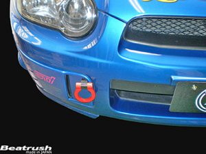LAILE BEATRUSH FRONT TOW HOOK RED For SUBARU IMPREZA WRX GDB GDA S106016TF-FSA