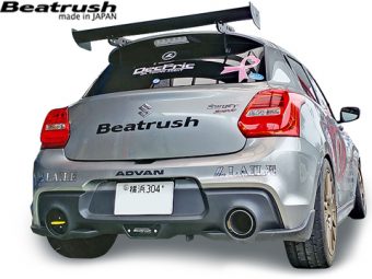 LAILE BEATRUSH BACK FOG LAMP COVER For SUZUKI SWIFT SPORT ZC33S S108046BFC - Black Hawk Japan