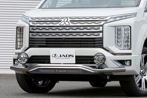 JAOS FRONT SKID BAR POLISH BLACK FOR MITSUBISHI DELICA D:5 2019- DIESEL B150306B