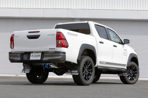 JAOS BATTLEZ MUFFLER ZS-2TC TITANIUM COLOR TAIL FOR TOYOTA HILUX SURF 125 B701096TC