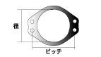 KAKIMOTO RACING MUFFLER GASKET  GK090201