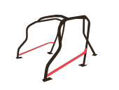 SAITO ROLLCAGE SIDE BAR FOR TOYOTA ARISTO JZS161 SUNROOF
