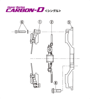 EXEDY CARBON-D C.COVER ASSY   For MAZDA Roadster  CH28S