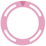 Defi Repair Parts Regular Position Bezel For 60mm Gauges Metallic pink  PDF12608G
